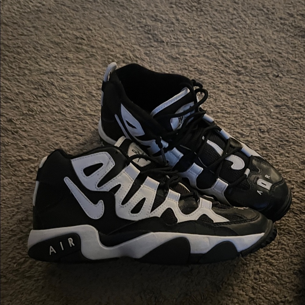 Nike Kids Black and White Air Sneakers